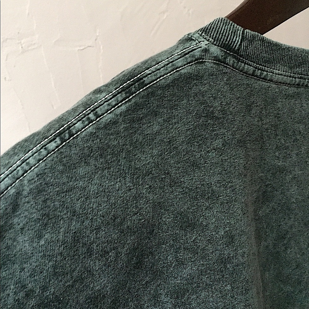 Yeezy Style Mineral Wash Gray Oversize Tee Shirt - Picture 14 of 15